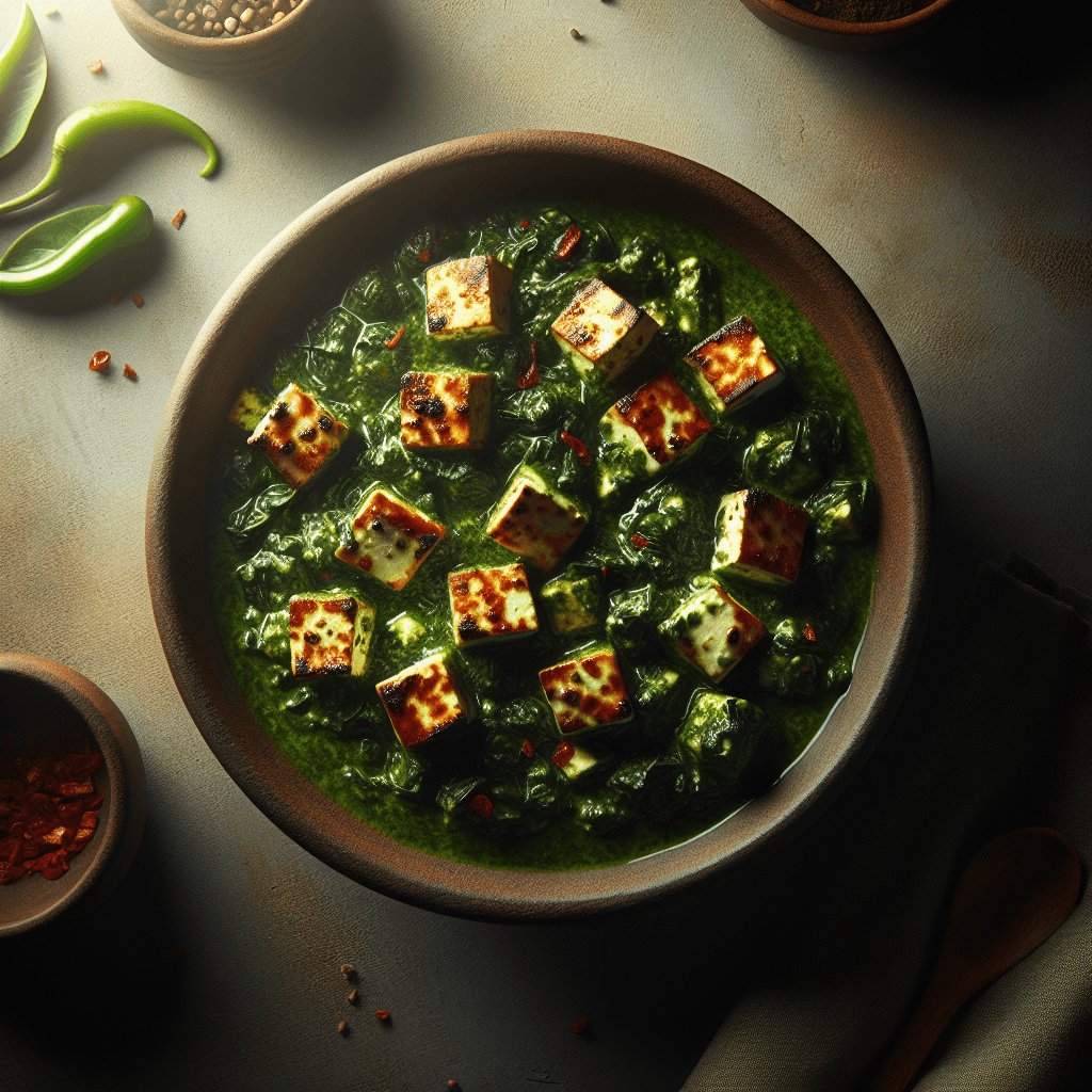Classic North Indian Palak Paneer