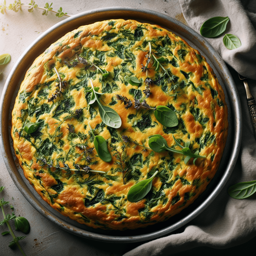 Emerald Persian Herb Frittata (Kuku Sabzi)